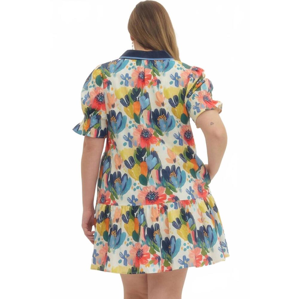 NEW ENTRO looking for you dress in multicolor - Picture 5 of 7